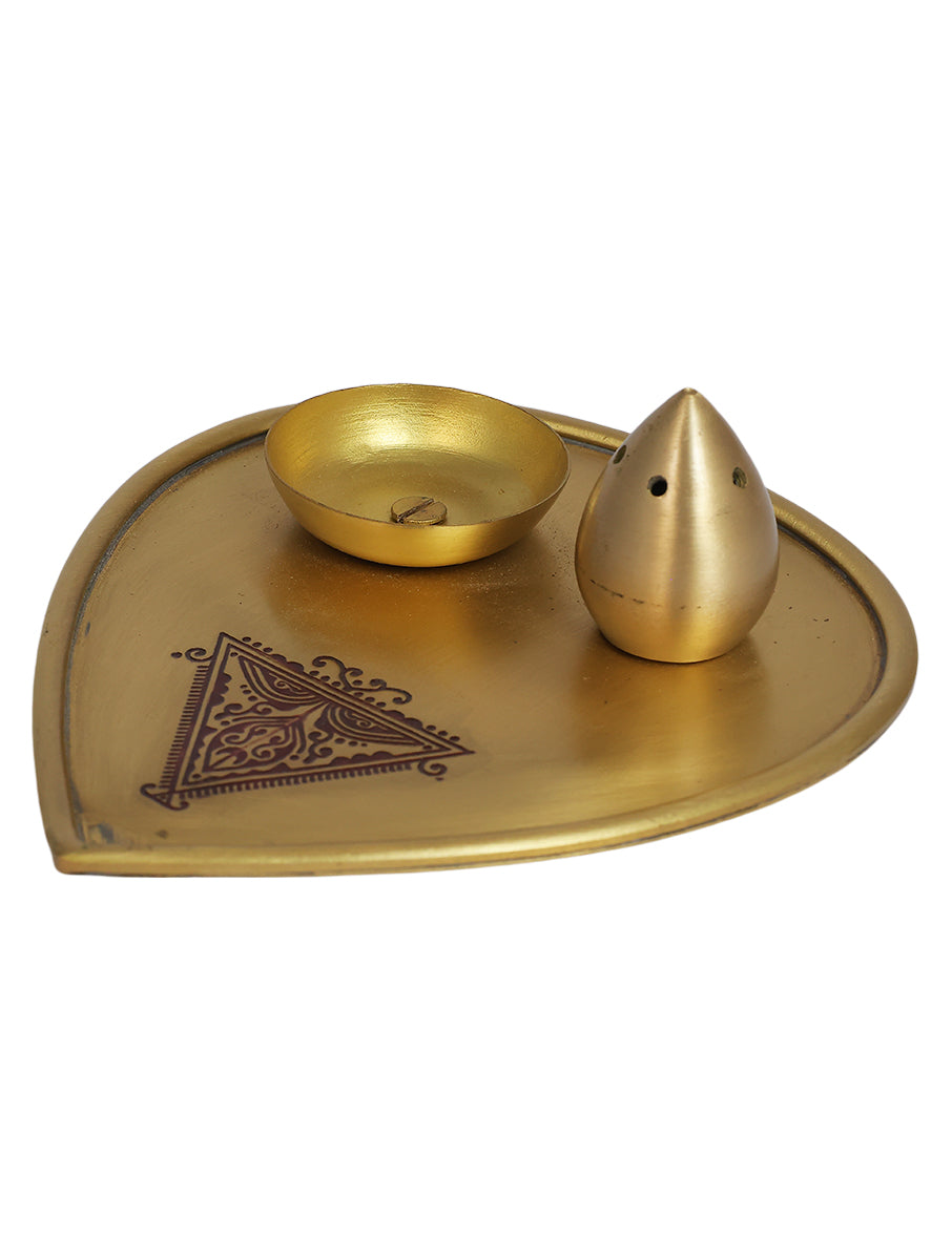 Prayag Brass Incense Gift set