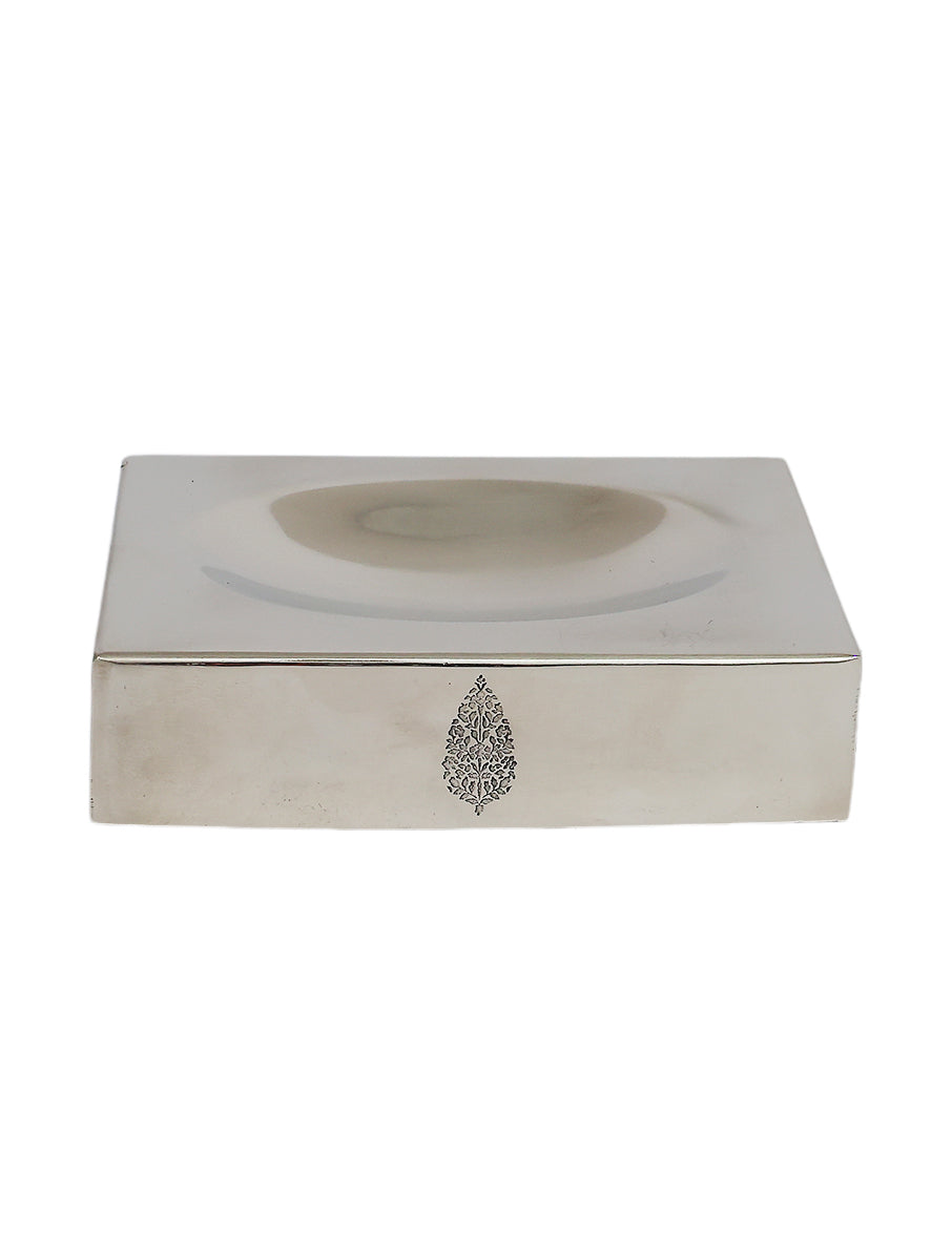 Chinar Steel Bath set with Dispenser, Tooth Brush holder and Soap dish