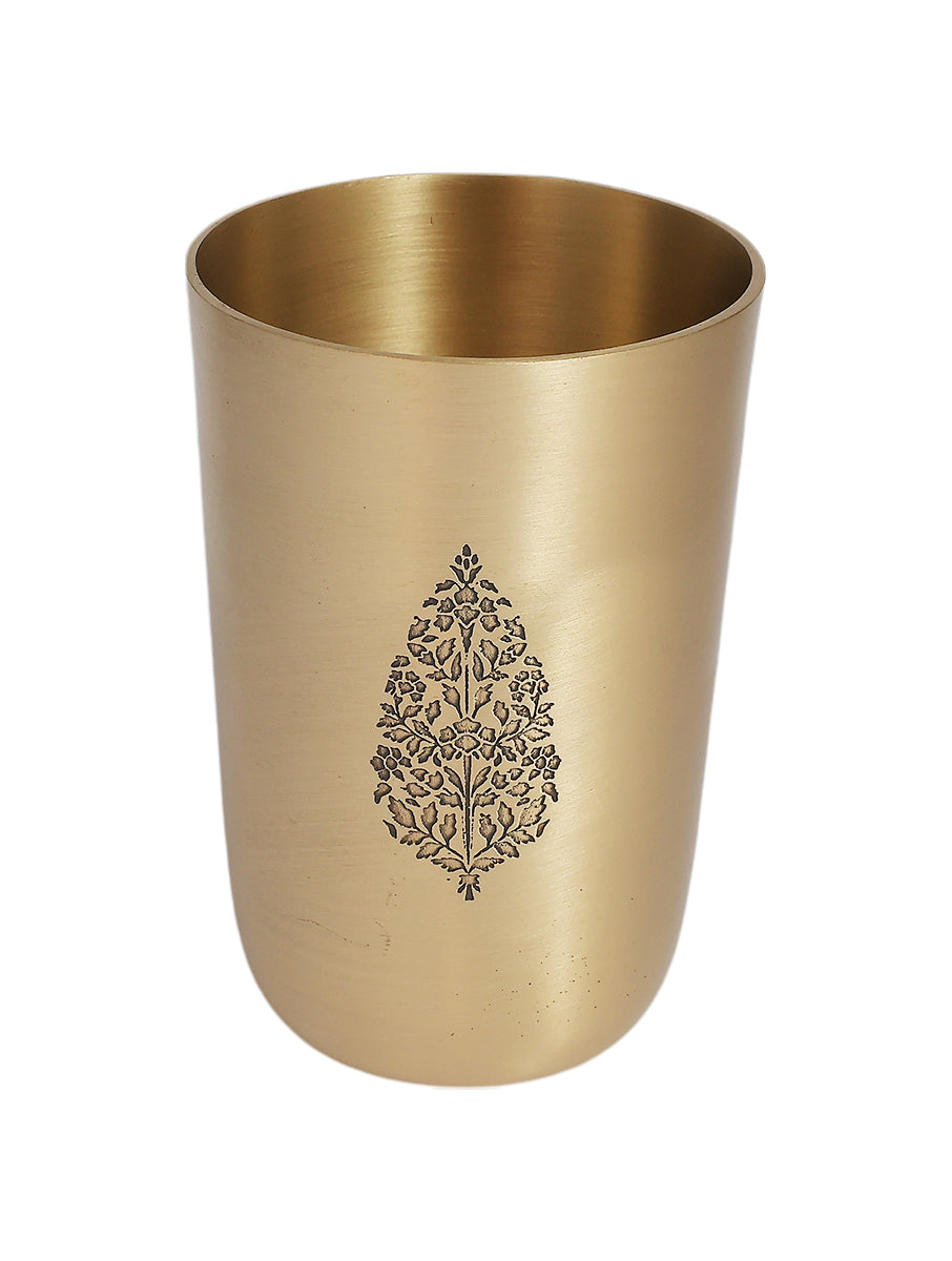 Chinar Kansa Glass - Set of 2 (Gold)