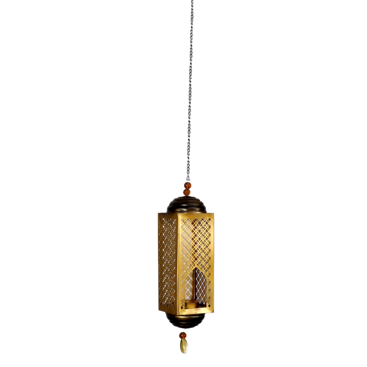 Tista Hanging Tea Light Holder (Gold & Antique)