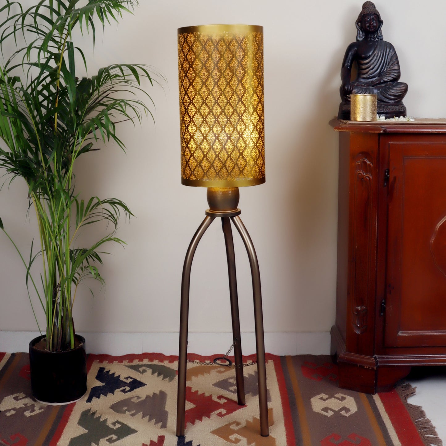 Gandhara Floor Ambient Lamp with Tripod