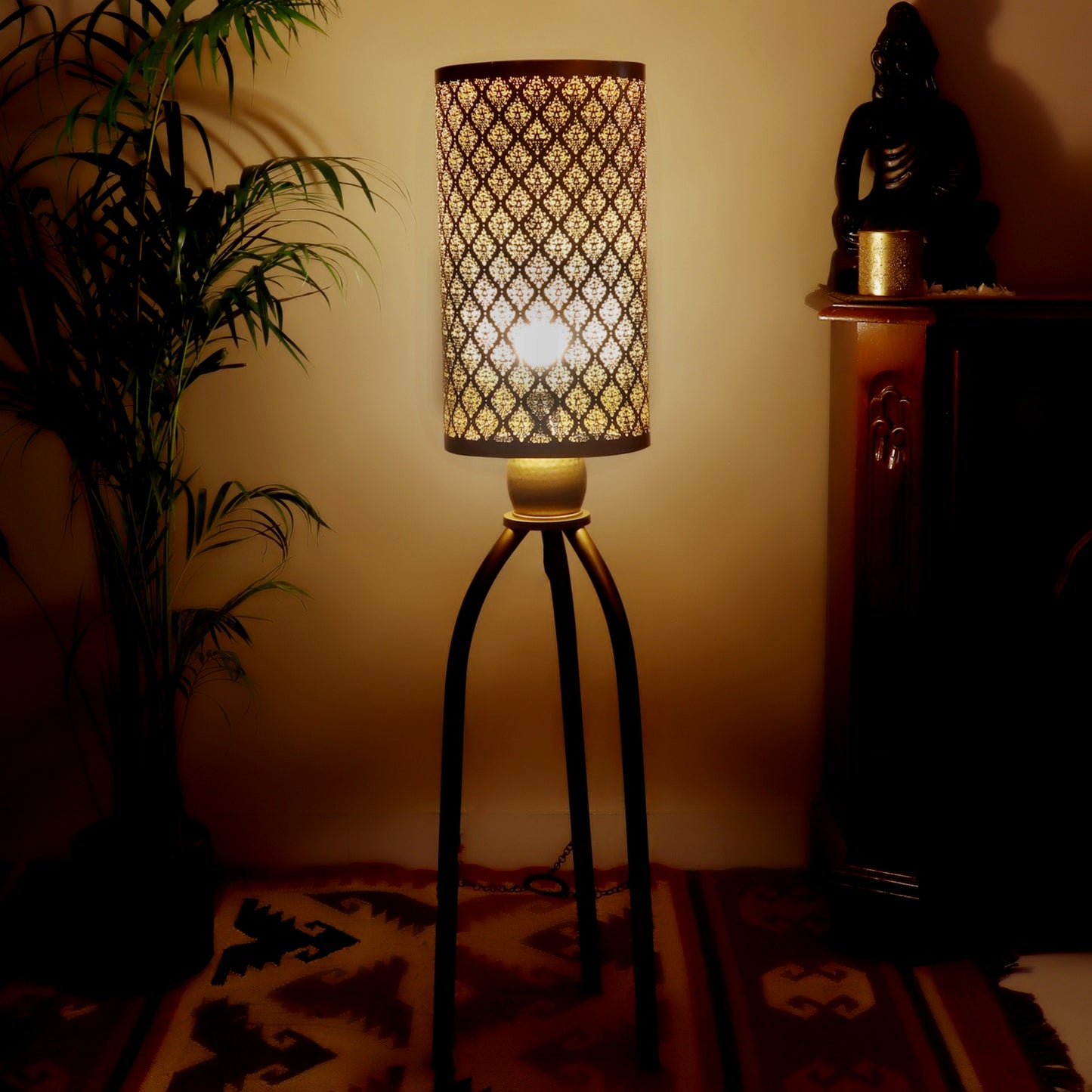 Gandhara Floor Ambient Lamp with Tripod