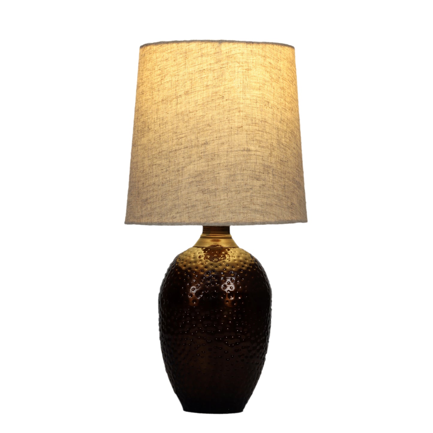 Nalanda Table Lamp with Beige Shade