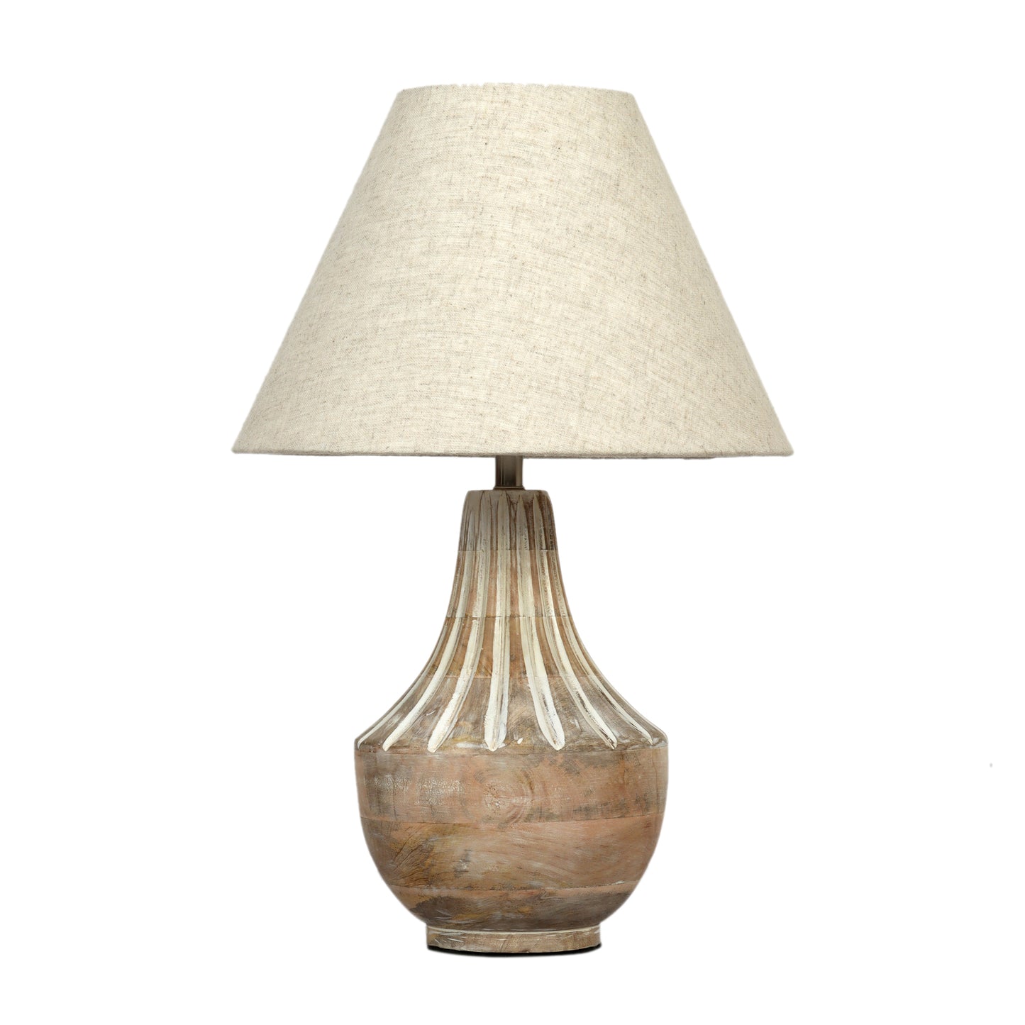 Ektara Table Lamp with Beige Shade