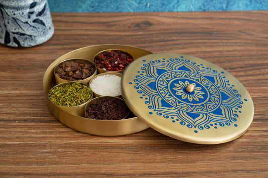 Utsav Brass Masaladan (Blue)
