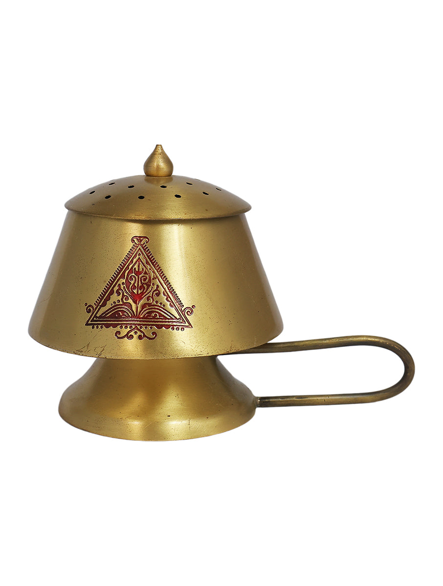 Prayag Brass Fumer with Tongs