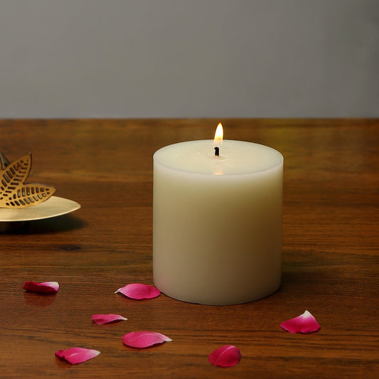 Pillar Candle (Ivory White)