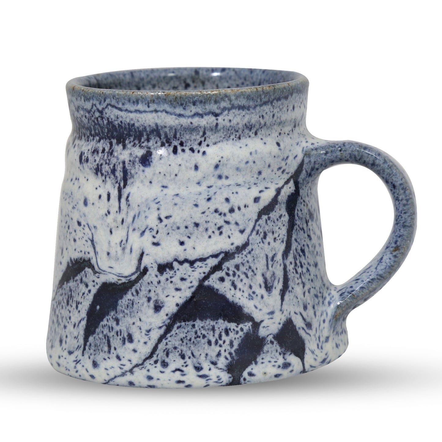 Studio Pottery Light Blue Mugs - Set of 2